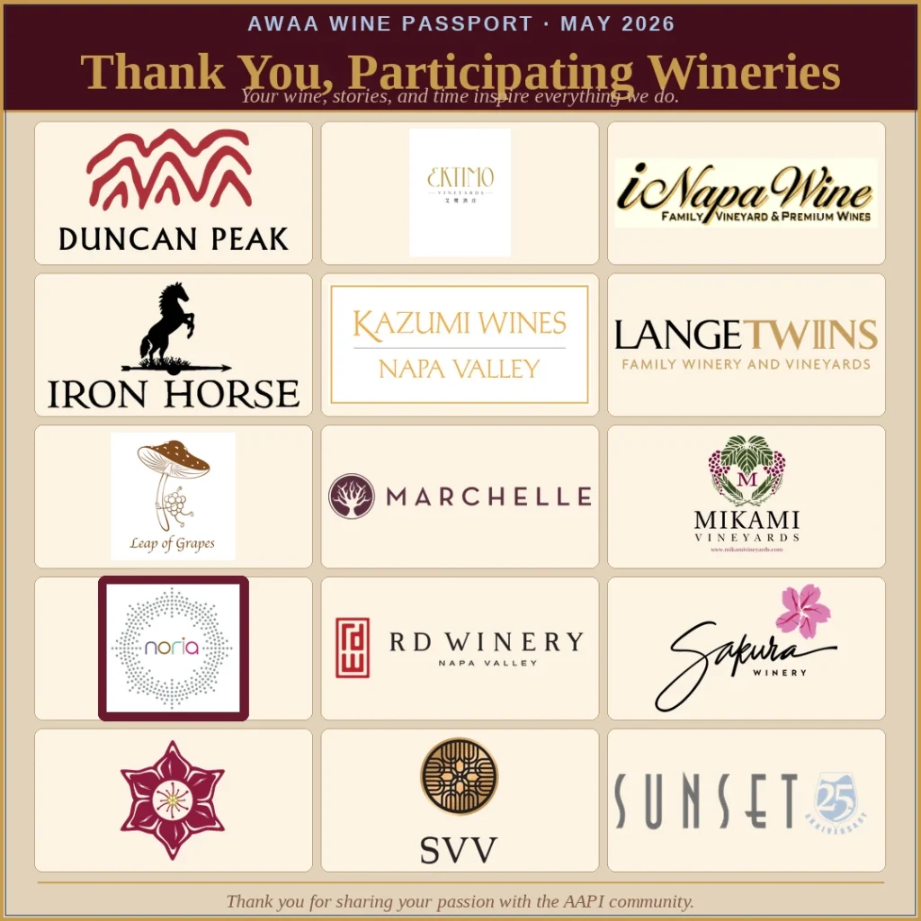 AAPI heritage Month Thank you wineries image